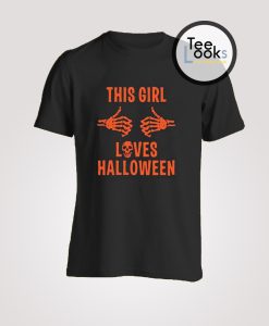 This girl loves halloween T-shirt