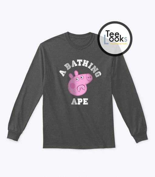 A Bathing Peppa Pig Sweatshirt