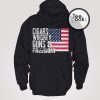 American Flag Cigar Whiskey Gun Hoodie