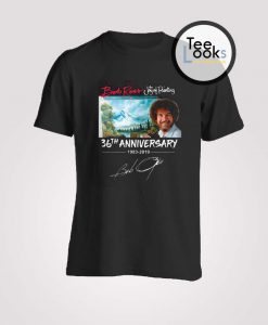 Bob Ross Anniversary T-shirt