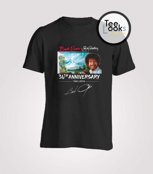 Bob Ross Anniversary T-shirt