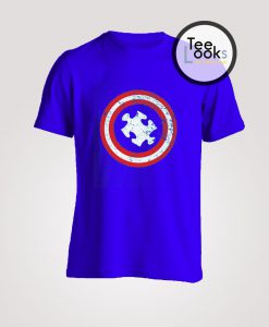 Captain America Puzzel T-shirt