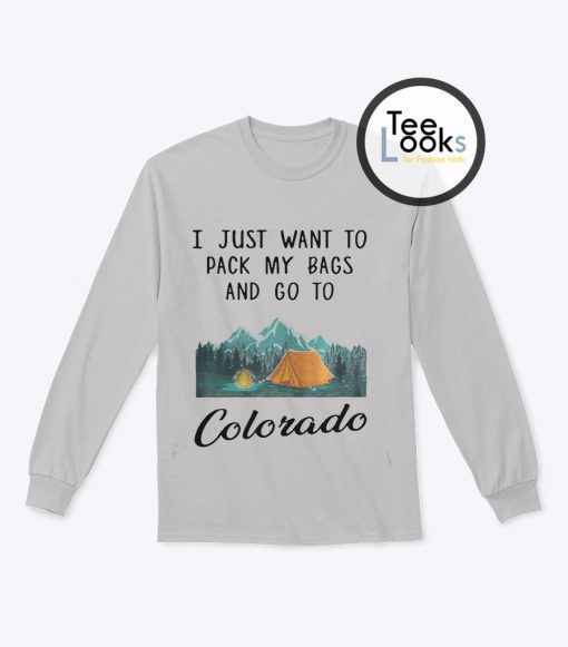 Colorado Camping Sweatshirt