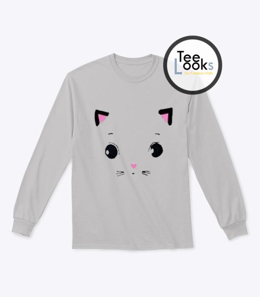 Face Cat Cute Sweatshirt