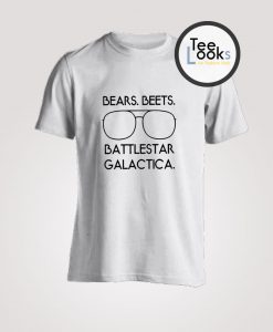 Glasses Bears Beets Battlestar Galactica T-Shirt