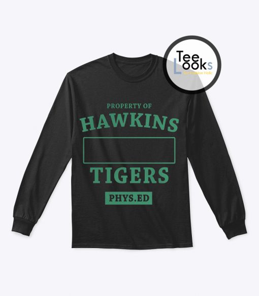 Hawkins Phys Ed Tigers Stranger Things Sweatshirt