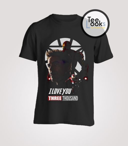 Iron Man I Love You Three Thousand Endgame T-shirt