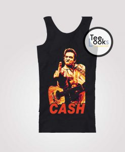 Johnny Cash Pict Tank Top