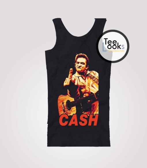 Johnny Cash Pict Tank Top