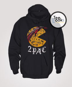 Legend Hip Hop Tupac Pac Man Parody Hoodie