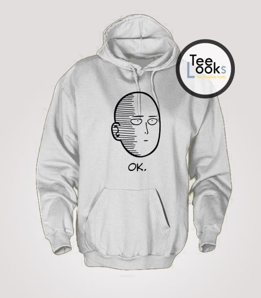 One Punch Man Saitama OK Hoodie