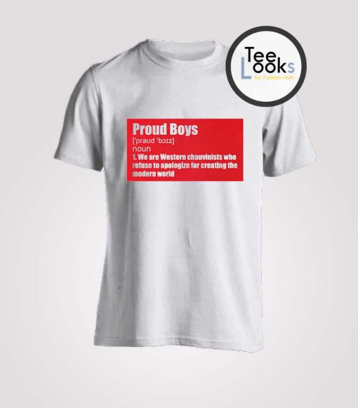 Proud Boys Definition T-Shirt