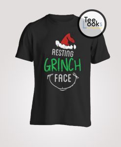 Resting Grinch Face Christmas T-Shirt