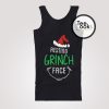 Resting Grinch Face Christmas Tank Top