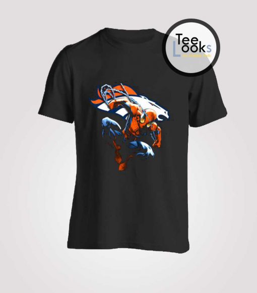 Spiderman Denver Broncos T-Shirt