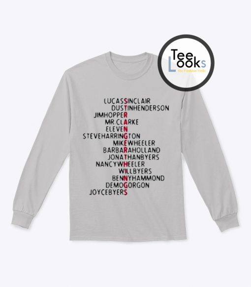 Stranger Things Name Sweatshirt