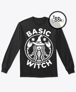 Basic Witch Funny Halloween Sweatshirt