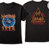 Def Leppard 2-sided 1992 World Tour T-shirt