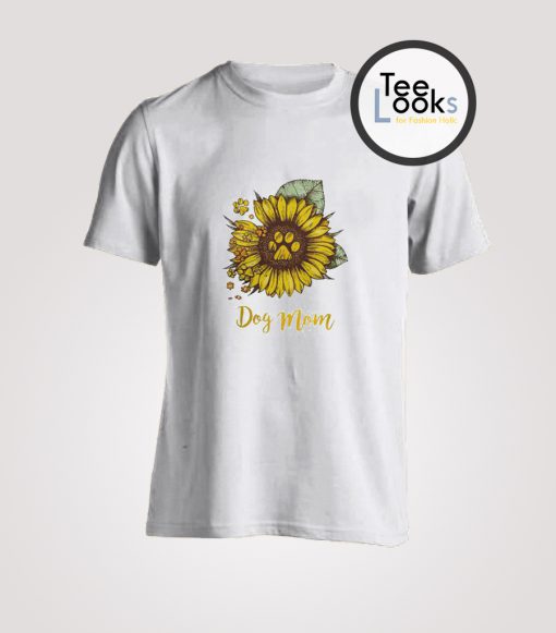 Dog Mom Sunflower T-Shirt