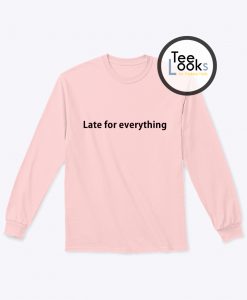 Earl Sweatshirt Solace Late For Everything Sweatshirt