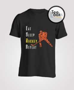 Eat Sleep Hockey Repeat T-shirt