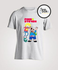 Finn And Steven Universe Character T-Shirt