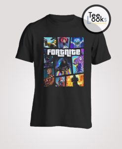 Fortnite Battle Royale Legend Gaming Pattern T-shirt