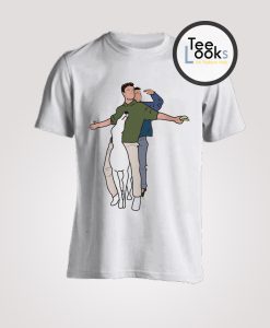 Friends Joey Chandler Dog Moving Day T-shirt