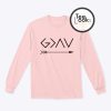 God is Greater Than The Highs and Lows Arrow Logo Sweatshirt