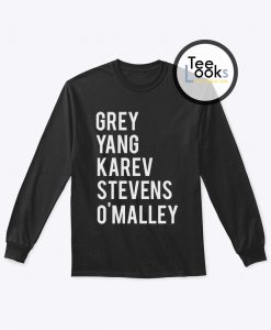 Grey Sloan Memorial Hospital Cast Sweatshirt