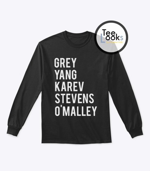 Grey Sloan Memorial Hospital Cast Sweatshirt