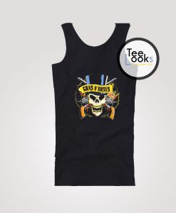 Guns n Roses Head Skull Tank Top