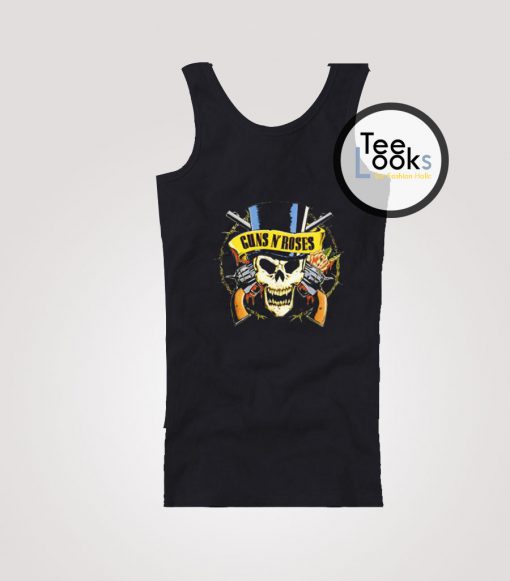 Guns n Roses Head Skull Tank Top