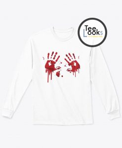 Halloween Bloody Hands Sweatshirt