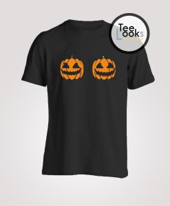 Halloween Pumpkin Boobs T-Shirt