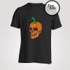 Halloween pumpkin skull T-shirt