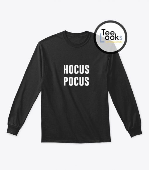 Hocus Pocus Text Sweatshirt