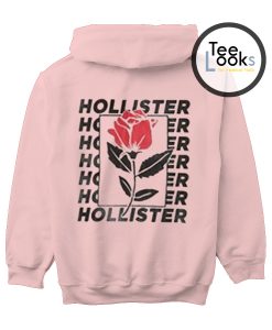 Hollister Rose Graphic Back Hoodie