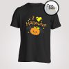 I Love Halloween Cute Pumpkin Vampire T-Shirt