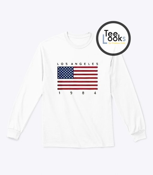 Los Angeles 1984 USA Flag Sweatshirt