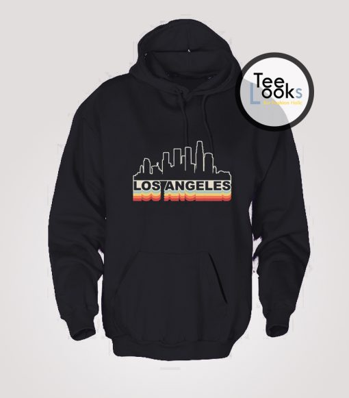 Los Angeles Skyline Vintage Hoodie