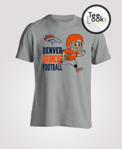 NFL Team Apparel Toddler Denver Broncos Lil Player Grey T-Shirt