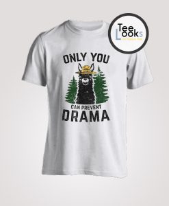 Only You Can Drama Llama Smokey Bear T-shirt