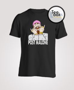 Post Malone Pink Hat T-shirt
