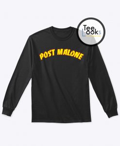 Post Malone Text Sweatshirt