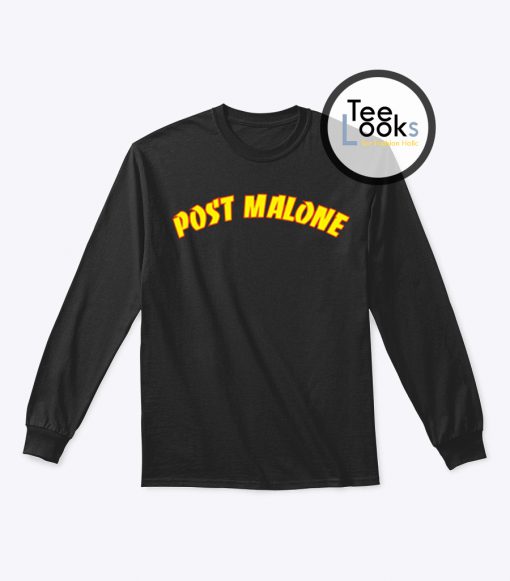 Post Malone Text Sweatshirt