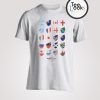 RWC 2019 National Flag T-Shirt