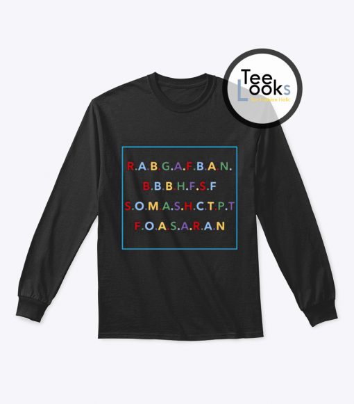 Rabgafban Alphabet Sweatshirt