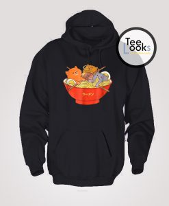 Ramen and cats Hoodie