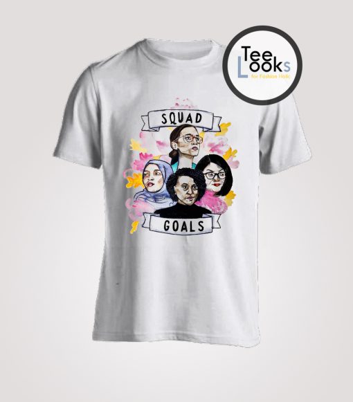 Rashida Tlaib Cartoon Squad Goals T-Shirt